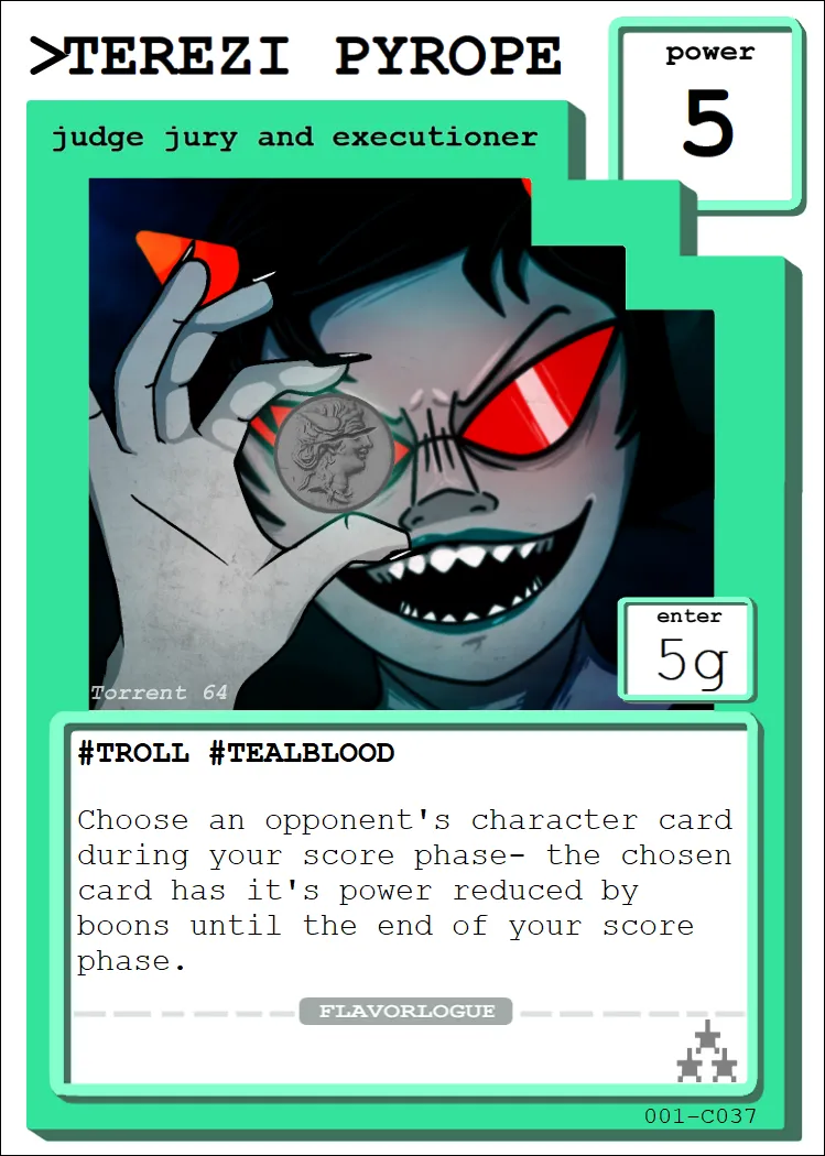 TEREZI PYROPE - judge jury and executioner